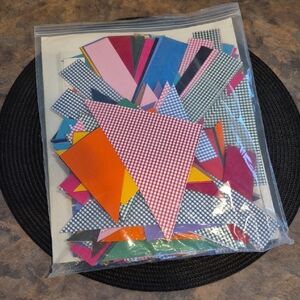 CREATIVE MEMORIES 'Short Cuts'  Pre-cut Geometric Solid & Pattern Mounting Paper
